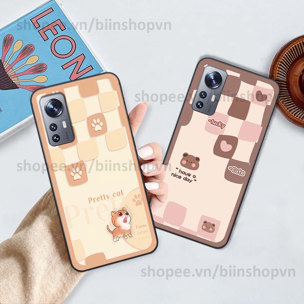 Ốp Xiaomi 12 / Xiaomi 12 Pro caro trái tim nhiều màu sắc, đầy cá tính, khẳng định phong cách