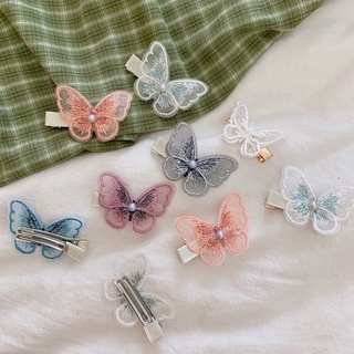 🦋Kẹp tóc lưới ren hình bướm 🦋