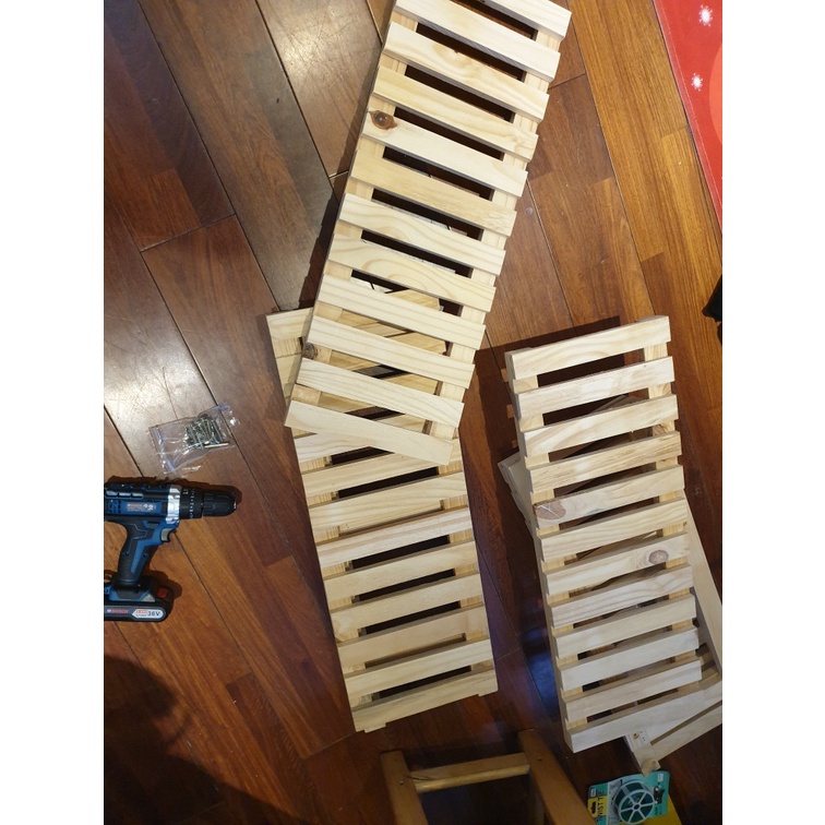 Kệ để giày,dép bằng gỗ thông 2-3 tầng chắc chắn