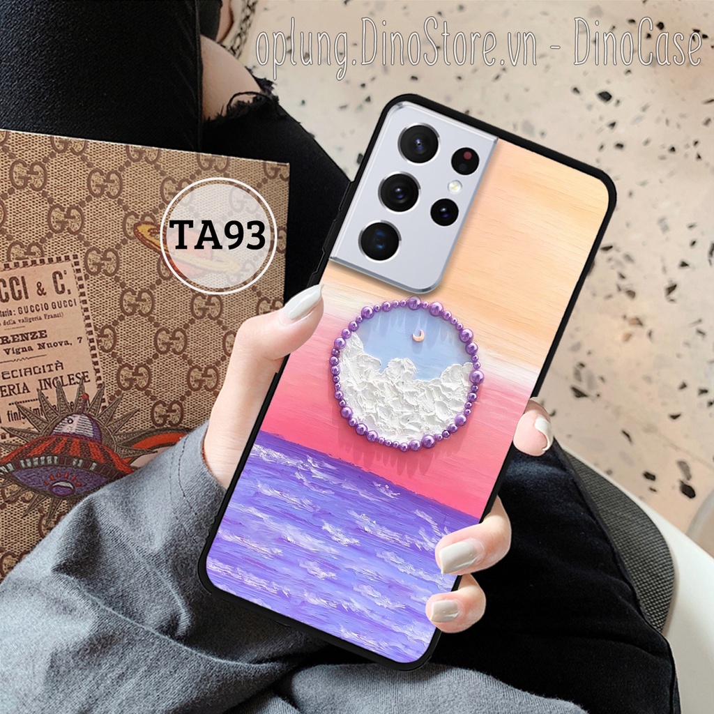 Ốp lưng Samsung S21 - S21 FE - S21 Plus - S21 Ultra - Ốp điện thoại Samsung in hình bầu trời mặt trăng vintage đơn giản.