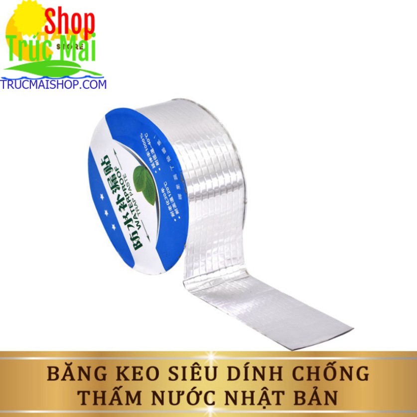 Băng Keo Siêu Dính Đa Năng, Chống Thấm Cho Tường, Trần Nhà, Mái Tôn, Ống Nước Chính Hãng Nhật Bản