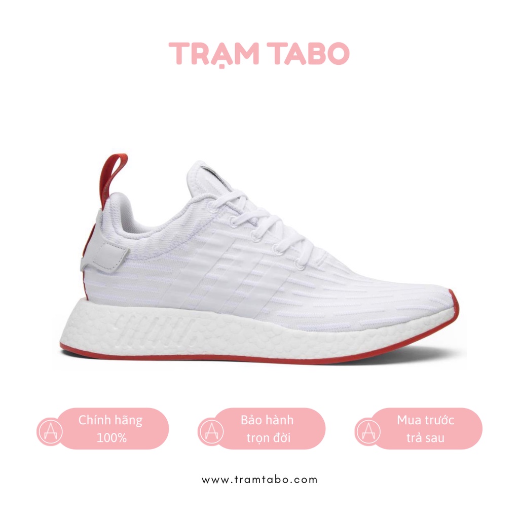 BA7253 - GIÀY NAM ADIDAS NMD R2 WHITE RED - MÀU TRẮNG/ĐỎ