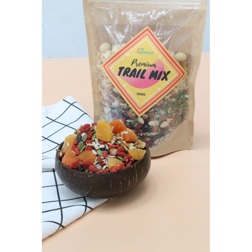 Trail Mix 10 loại Hạt và Trái cây sấy cao cấp 500g - [ LÉGUMES VIỆT NAM ]