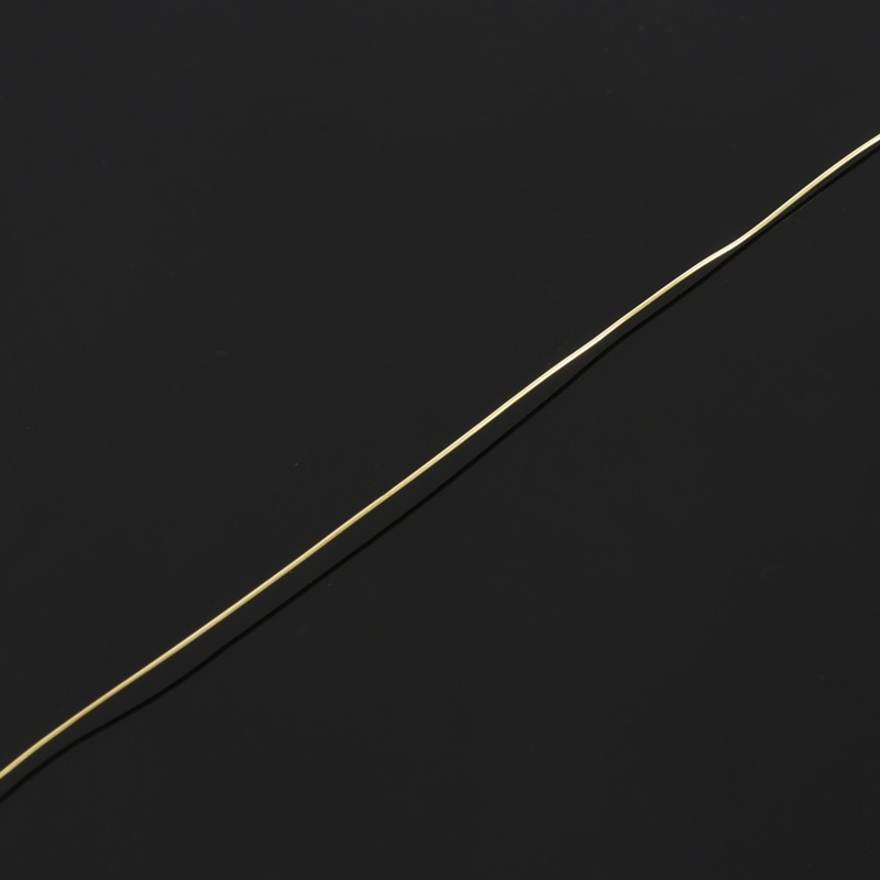 Coloured Brass Wire Gold 9m x 0.5mm