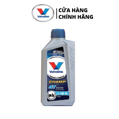 Nhớt Động Cơ cao câp Valvoline Champ 4T Scooter API SL, SAE 10W-30/ MB dành cho Xe tay ga