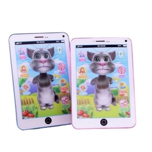Đồ Chơi Ipad Mèo Tom Thông Minh Cảm Ứng Đa Chức Năng Dành Cho Bé( Kèm Pin)