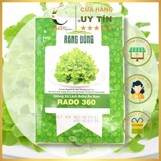 Hạt Giống Xà Lách Baby Ăn Non Rado 360 gói 10gr Ăn Rất Ngon, Dễ Trồng