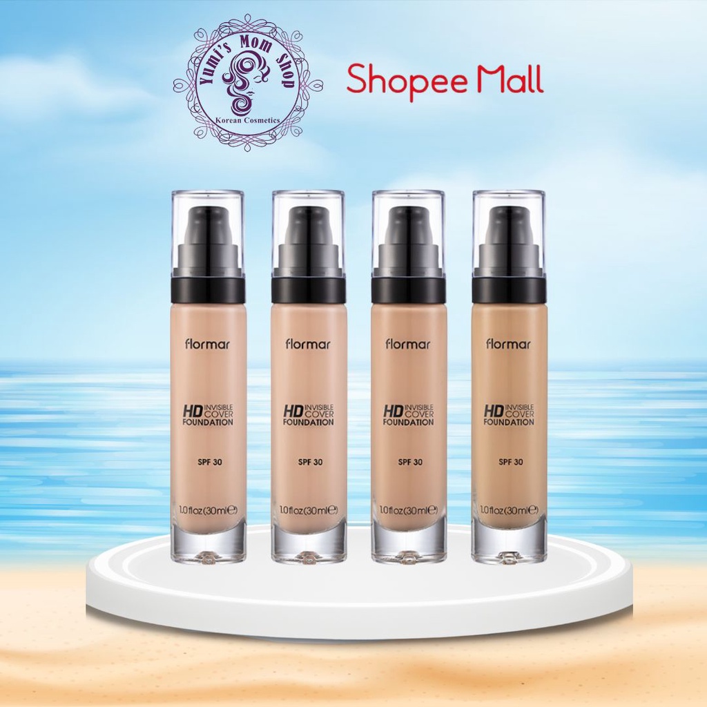 Kem nền Flormar HD Invisible Cover Foundation 30ml