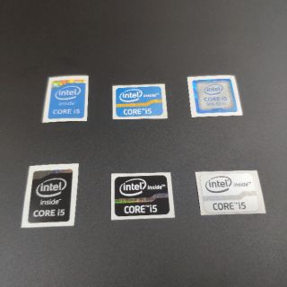 Logo Intel CORE i5 dán trang trí máy tính, laptop