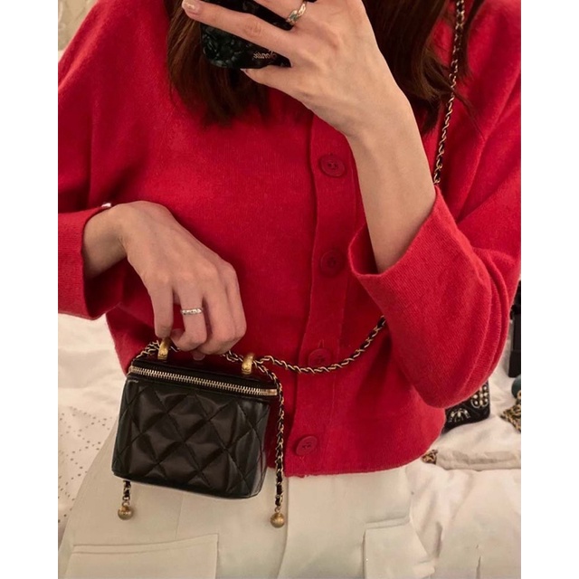 Túi xách nữ hộp vuông phong cách retro sang chảnh