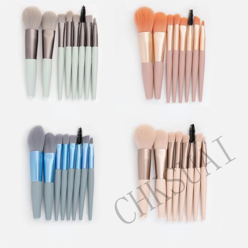 Bộ 8 Cọ Trang Điểm Lông Mềm Chất Lượng Cao