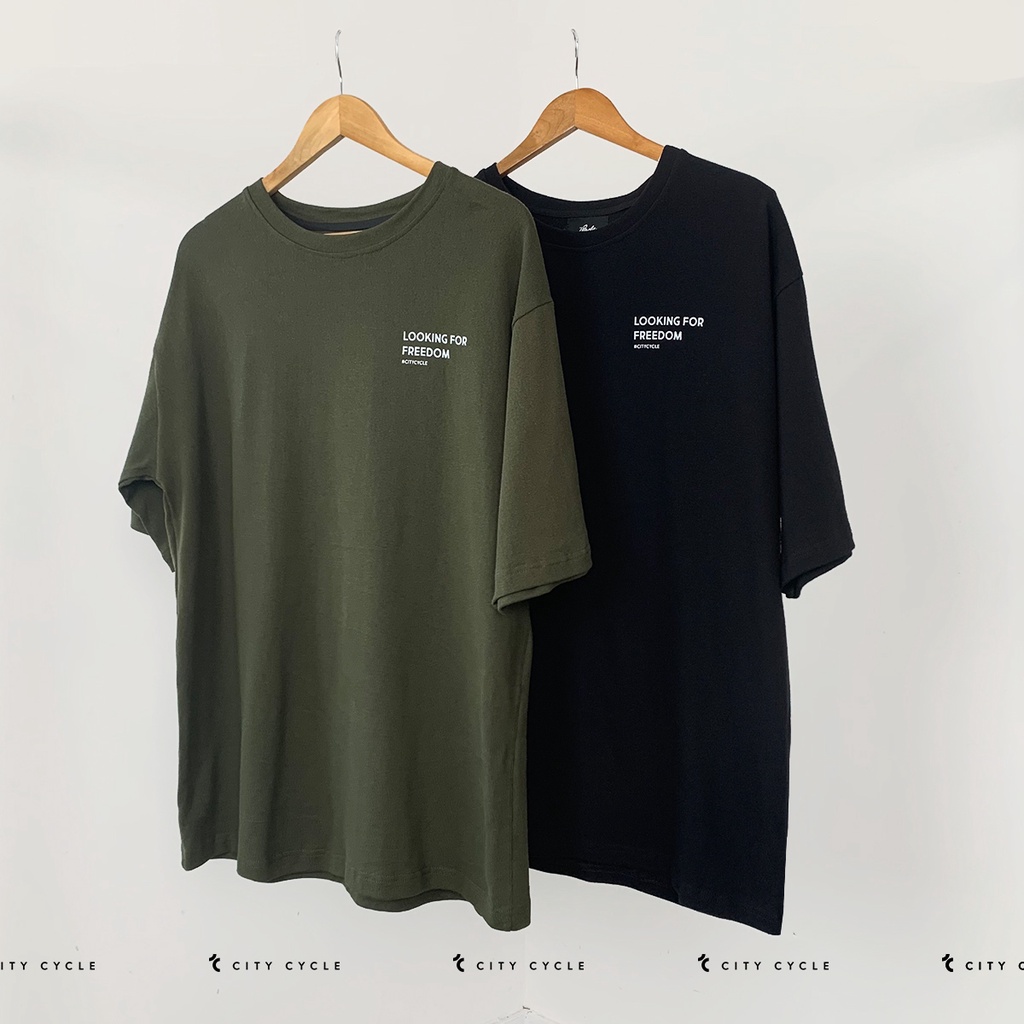 Áo thun nam nữ Freedom City Cycle - Áo thun cộc tay Unisex form rộng Local Brand | BigBuy360 - bigbuy360.vn