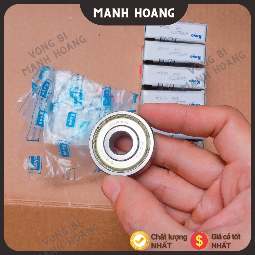 Vòng bi, bạc đạn 6301 ZZCM KOYO, tiêu chuẩn quốc tế, chất lượng cao, bền bỉ - Vòng bi Mạnh Hoàng