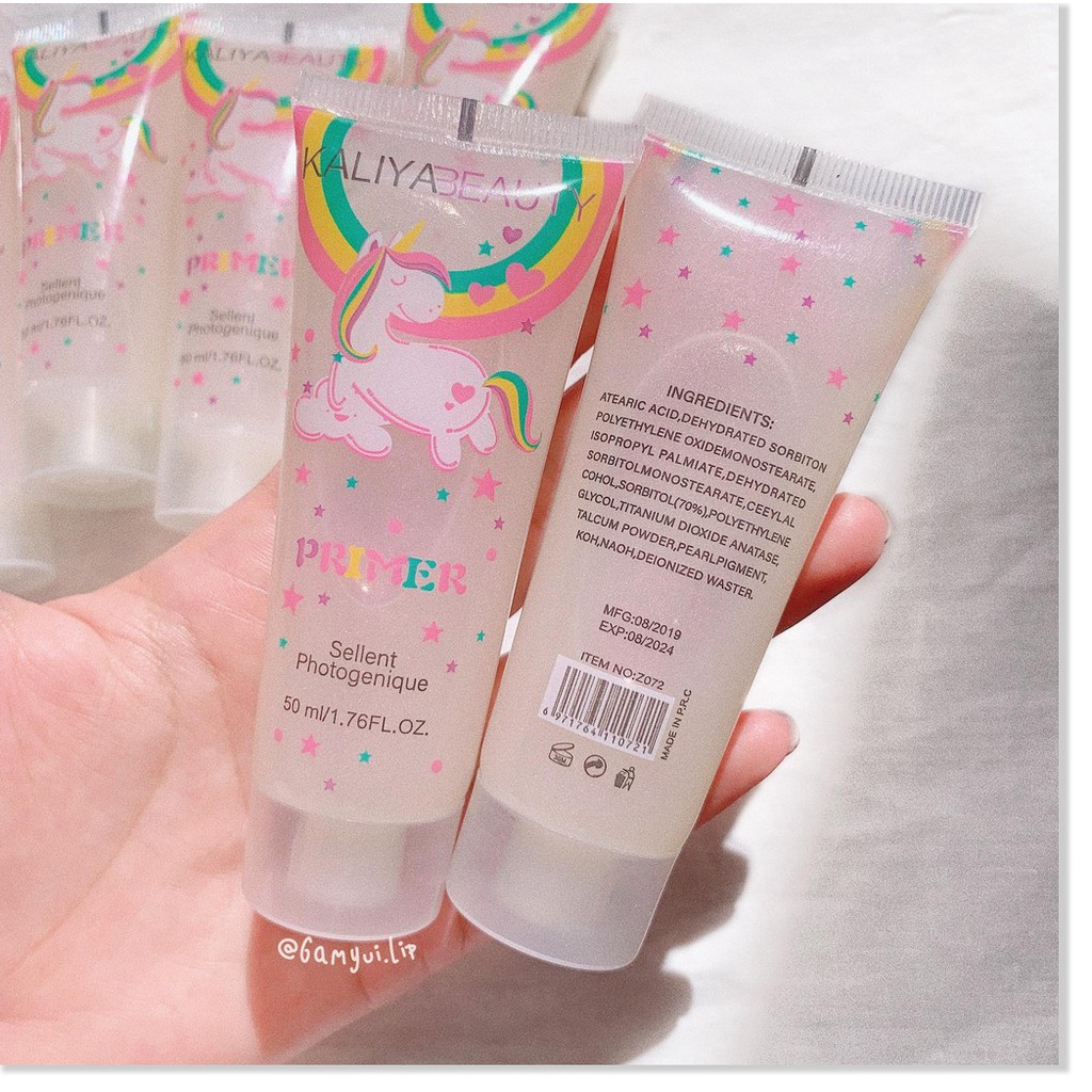 [Mã giảm giá] 🎠🍓🥑 Kem Lót Trong Suốt, Bắt Sáng Kaliya Beauty Primer Cho Làn Da Căng Bóng Rạng Ngời - Y321-D12T1