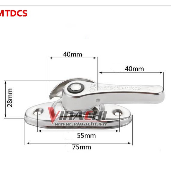 MÓC KHÓA CỬA SỔ 2 CHIỀU - 1 CÁI