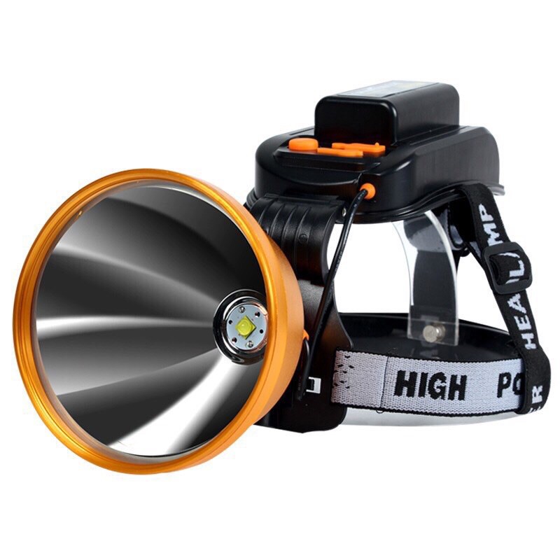 Đen pin đội đầu siêu sáng pin khủng 500W có cổng Usb mã Ls1835
