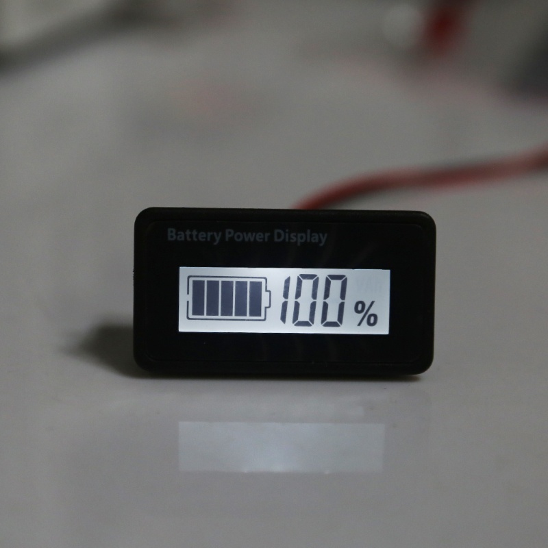 Vôn Kế Kỹ Thuật Số 12v 24v 48v Màn Hình Lcd Chuyên Dụng Cho Xe Hơi / Xe Máy