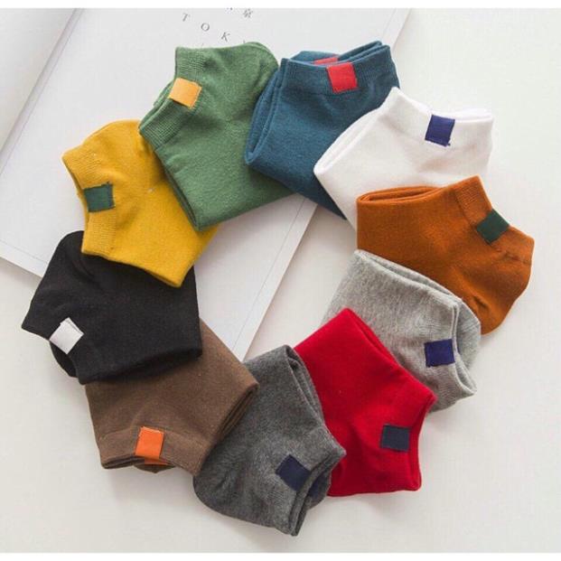 [Giá sỉ] Set 5 Đôi Tất Vintage Cotton Thời Trang