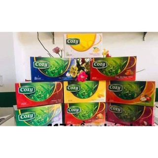 Trà Túi Lọc Cozy Có Đủ Các Mùi Hộp 25 Gói
