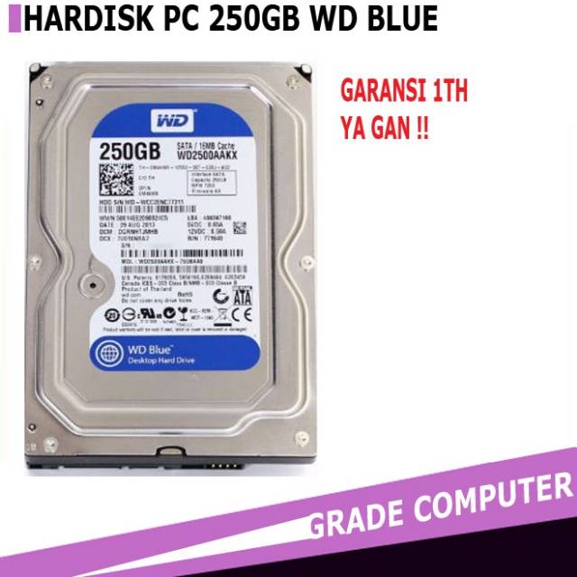 Ổ Cứng Wd Blue 3.5 Inch 250gb Sata Pc