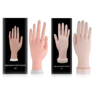 bàn tay giả ( silicon ) tập làm nail