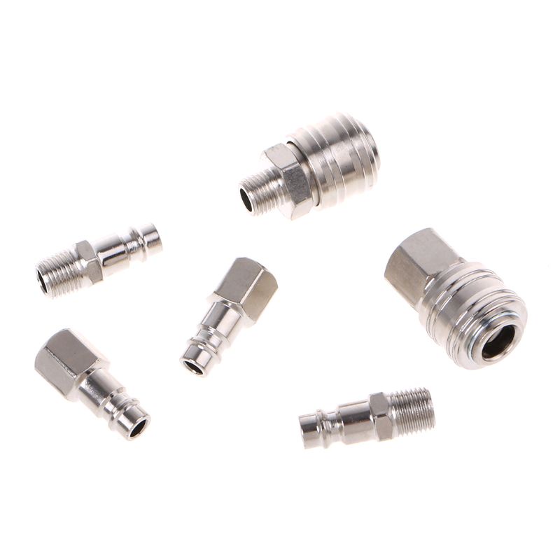 Set 6 Đầu Nối Ống Khí Áp Suất Cao Chuyên Dụng