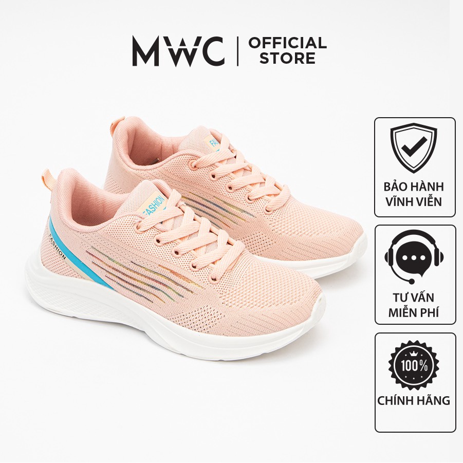 Giày MWC 0714 - Giày Thể Thao Nữ Vải Dệt Thoáng Khí Êm Nhẹ