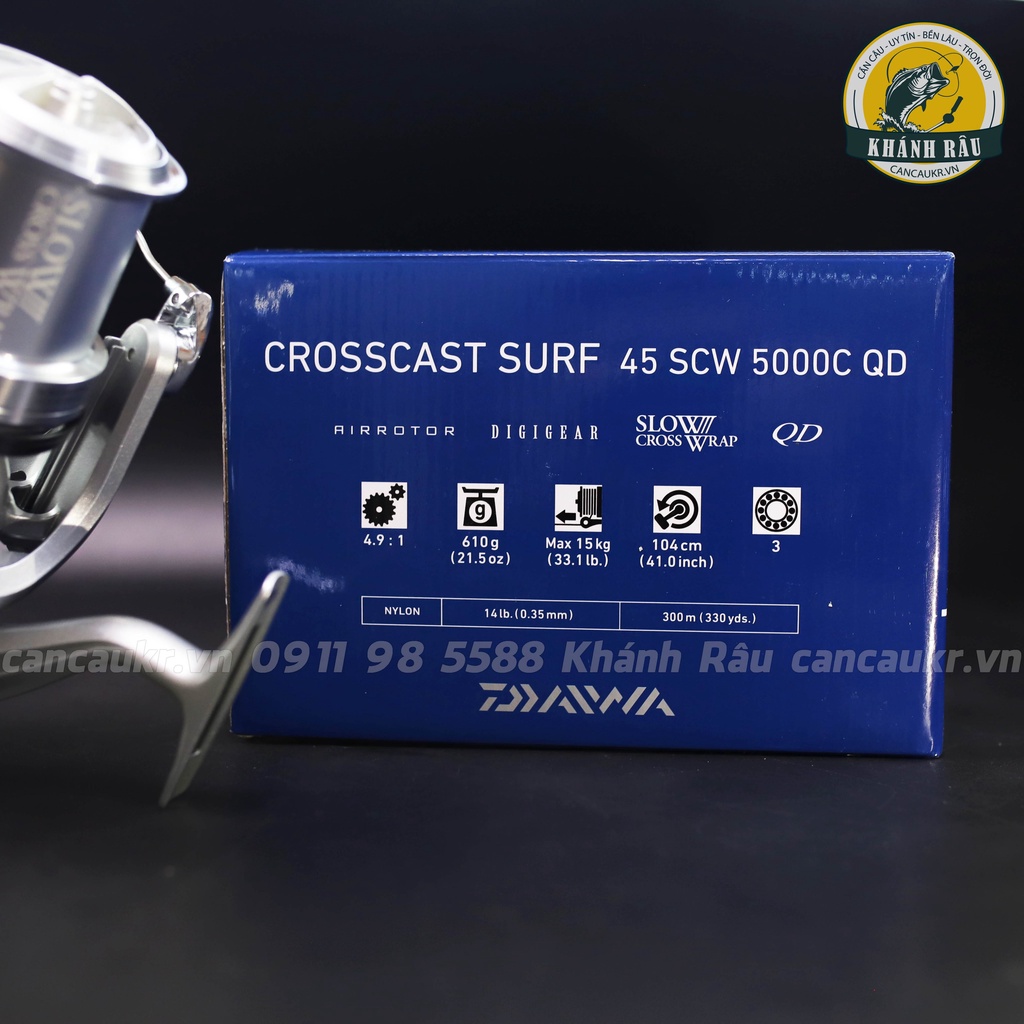 Máy Daiwa Crosscast Surf