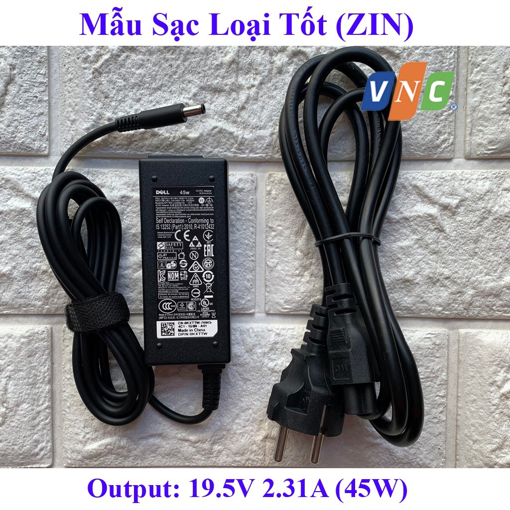 ⚡️ Sạc Laptop Dell 19.5V - 2.31A - 45W / 3.34A - 65W chân kim nhỏ 4.5*3.0mm