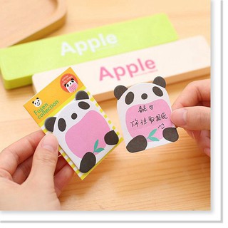 Giấy note hình thú dễ thương bề mặt mịn viết êm