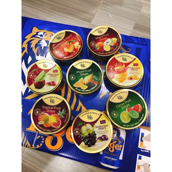Kẹo Cứng Trái Cây Cavendish & Harvey Đức Đủ Loại 100 gram, 300 gram, 966 gram