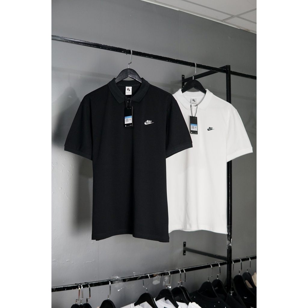 Áo thun POLO NIKE Basic Logo Thêu Nam Nữ Cổ Bẻ - Vải Vải Cá Sấu Cotton Lacoste Trẻ Trung