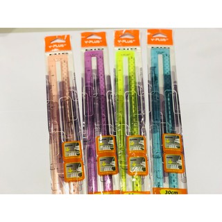 Thước kẻ thẳng MID 30Cm - Y PLUS+ RX1305