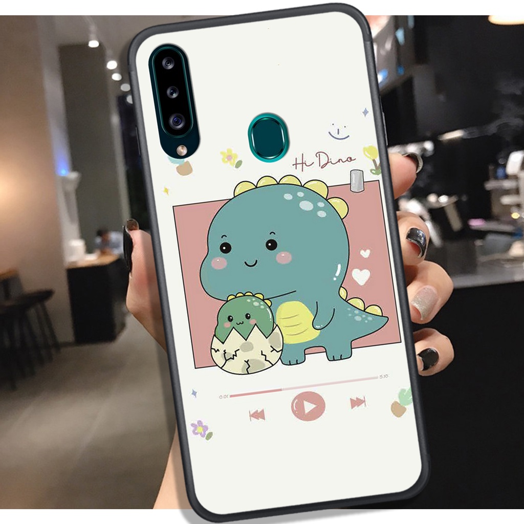 [HOT]ỐP SAMSUNG A20S - M20 - M30 , IN HÌNH KHỦNG LONG CHIBI SIÊU DỄ THƯƠNG.