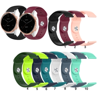 Dây Đồng Hồ Đeo Tay Bằng Silicon Rộng 18mm Thay Thế Cho Garmin Vivomove 3s Vivoactive 4s Active S