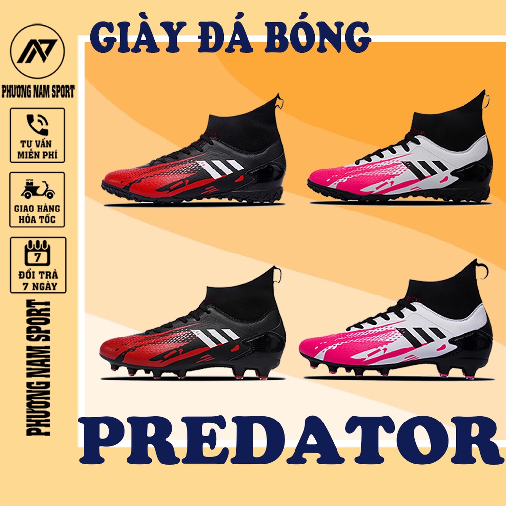 GIÀY BÓNG ĐÁ CỔ CAO PREDATOR 20.3 MẪU MỚI 2021 SÂN CỎ NHÂN TẠO MÃ SP500 CAO CẤP FULL BOX ĐỦ MÀU