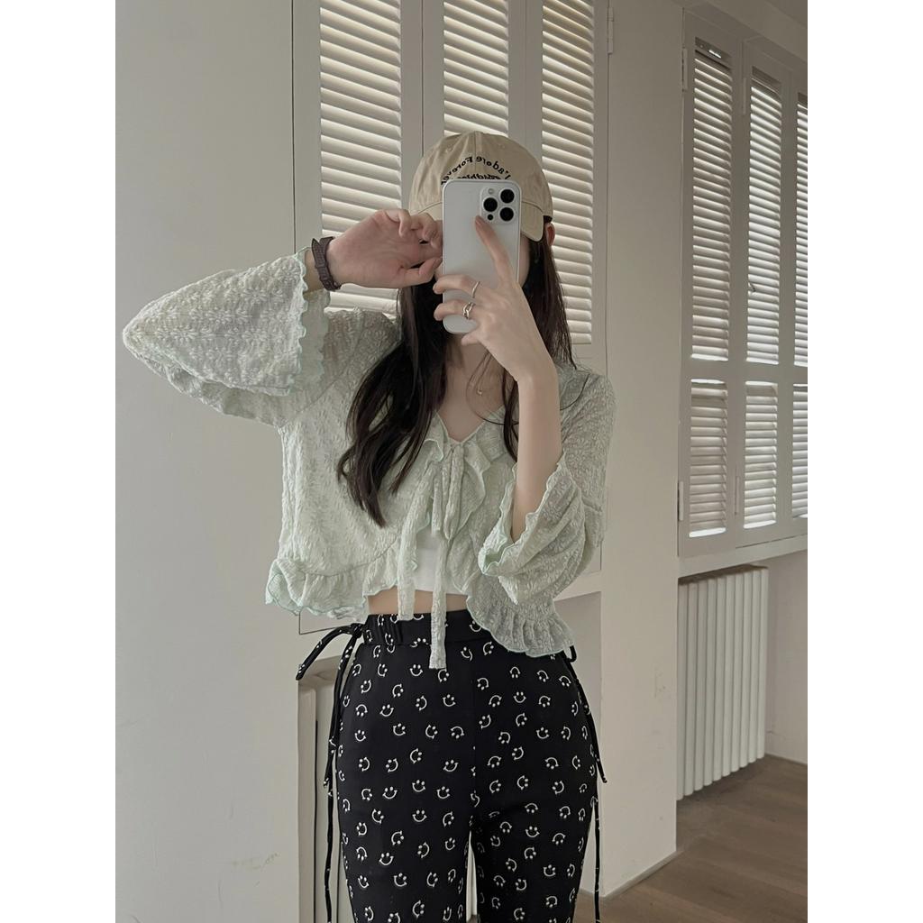 Áo Dây Ren Cỡ Nhỏ Thời Trang Sành Điệu 63122