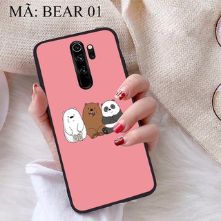 Ốp lưng Xiaomi Redmi Note 8 Pro viền dẻo TPU BST Gia Đình Nhà Gấu