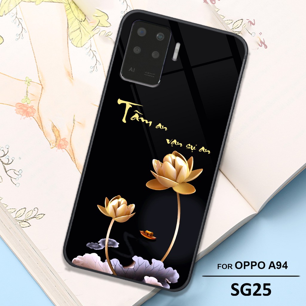 ỐP lưng kính 3D OPPO A94 , ỐP điện thoại OPPO A94 thế hệ mới siêu sang Son Store