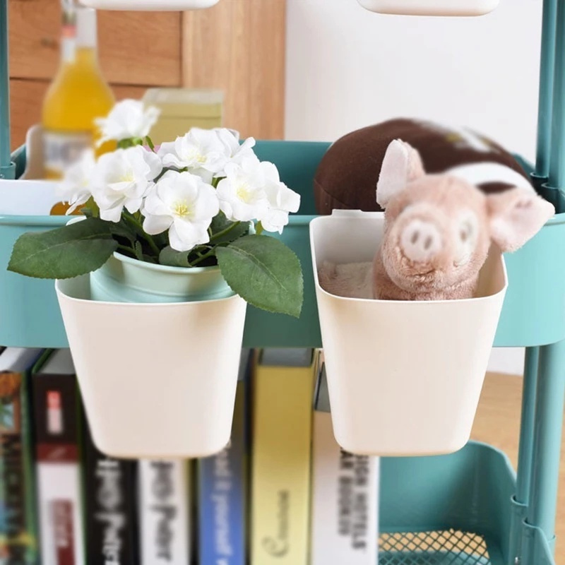 Giỏ Nhựa Mini Đựng Bàn Chải Đánh Răng Tiện Dụng Cho Nhà Bếp / Phòng Tắm