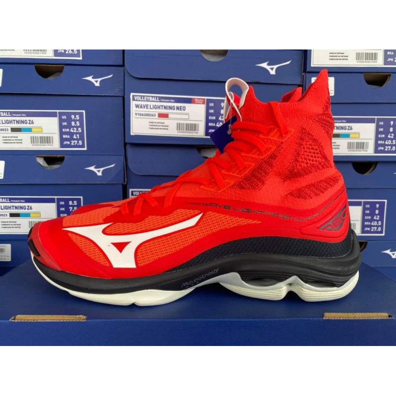 GIÀY BÓNG CHUYỀN MIZUNO WAVE LIGHTNING NEO (ĐỎ TRẮNG) - CHÍNH HÃNG | BigBuy360 - bigbuy360.vn
