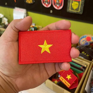 PATCH THÊU CAO CẤP CỜ VIỆT NAM 5X8