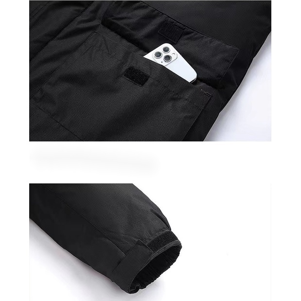 Áo Khoác TNF Chống Mưa / Gió Có Túi Thời Trang Cho Cặp Đôi