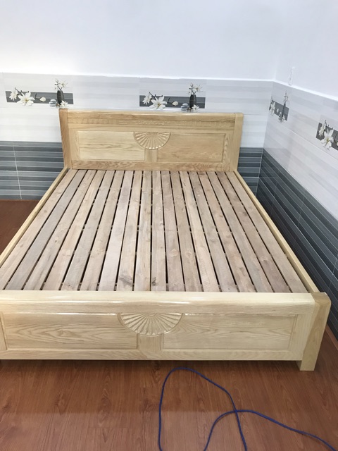 Giường Gỗ Sồi Nga 1m6 x 2m