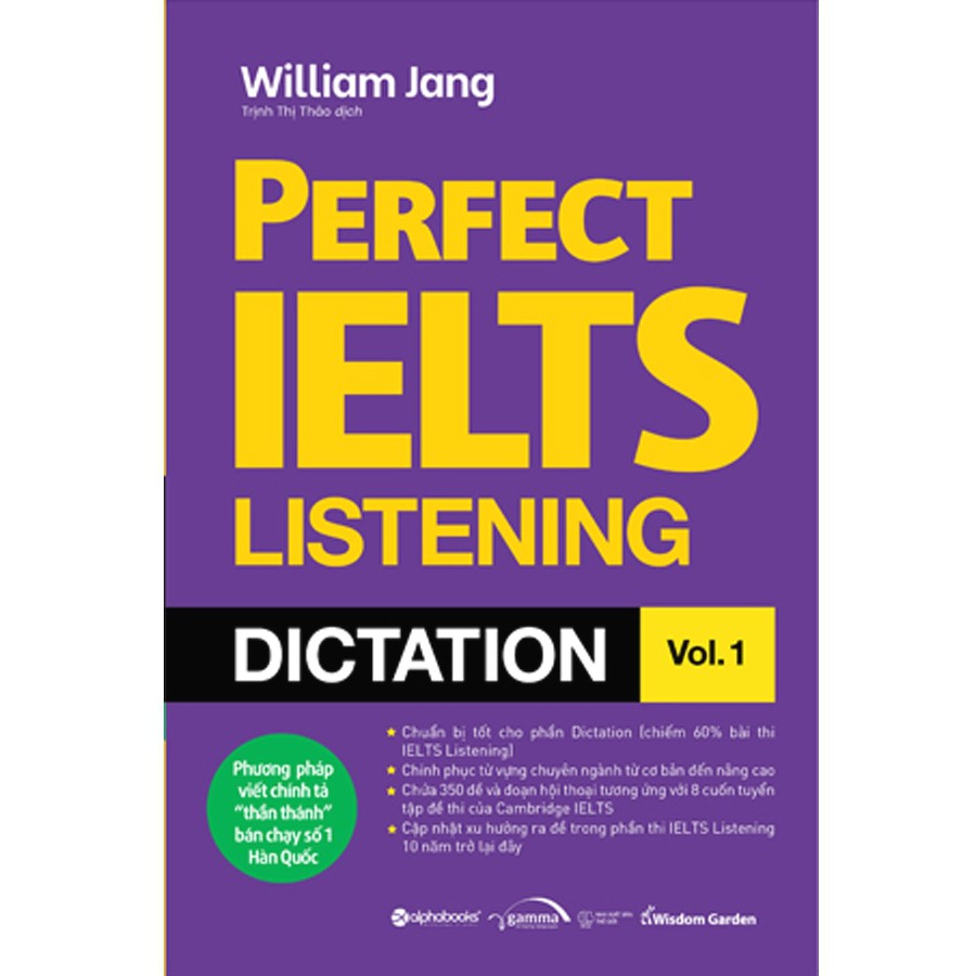 Sách-Perfect IELTS listening dictation vol.1