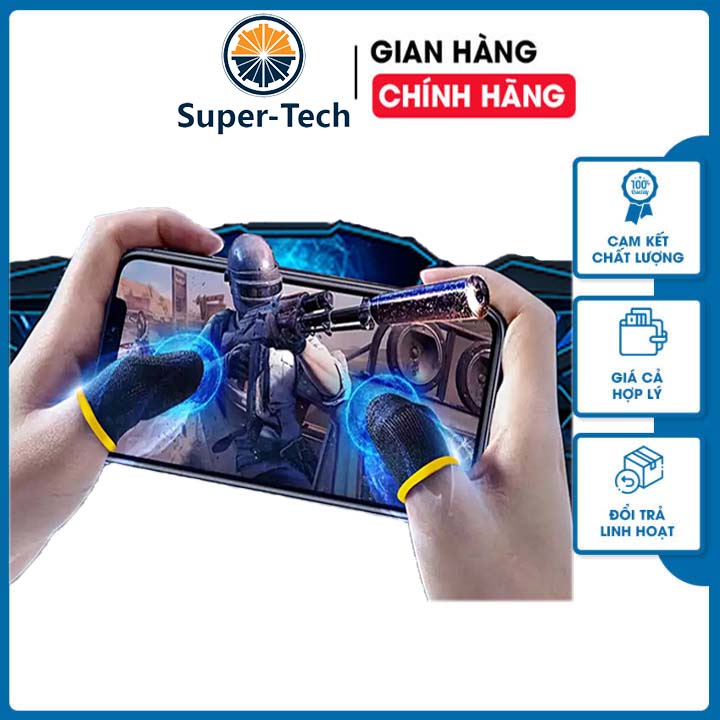 Bao tay chơi game chống mồ hôi nhiều màu - Găng tay chơi game Mobile PUBG, Liên Quân, chống trượt siêu nhạy cho game thủ