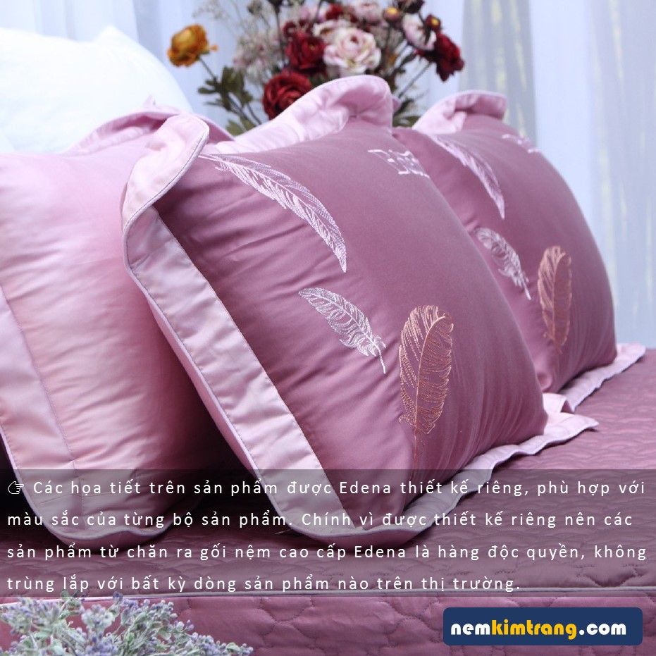 GA  Nệm Tencel Edena Mẫu 737 - CHÍNH HÃNG, CAO CẤP