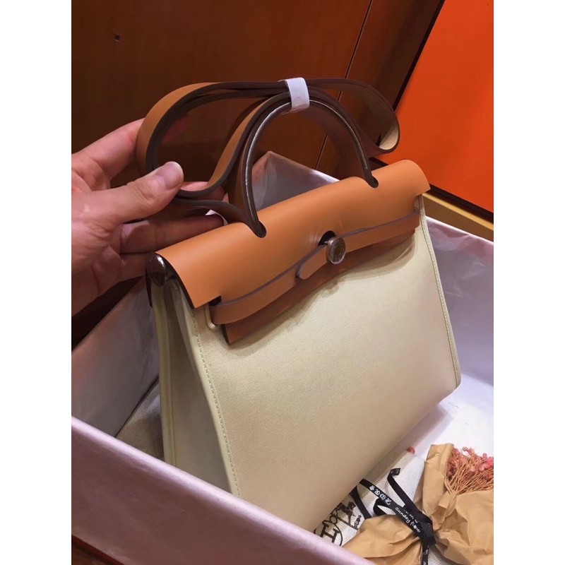 túi xách tay nữ có dây đeo vai một ngăn to da cao cấp hermes HM