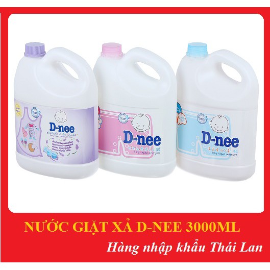 Nước giặt xả D-nee Thái Lan 3000ml