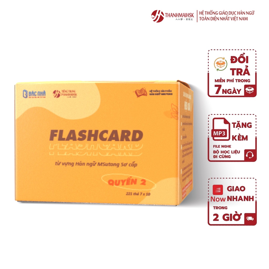 Thẻ học từ vựng Flashcard cho bộ giáo trình Msutong Sơ cấp quyển 2